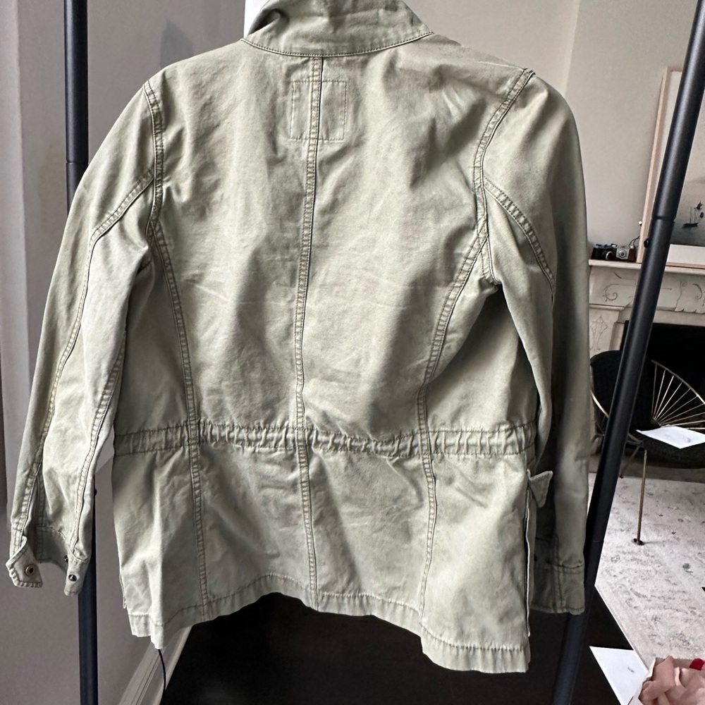 Madewell olive utility jacket